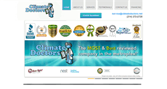 Desktop Screenshot of climatedoctors.net
